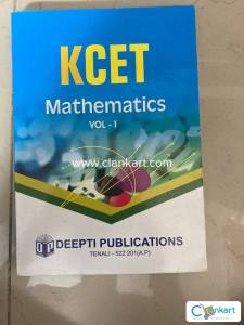Deepti publications kcet maths volume 1
