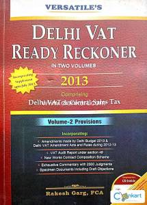 Delhi VAT ready reckoner