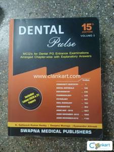 Dental Pulse 15th edition  Volume 1, 2, 3