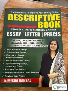Descriptive Book  Essay Letter Precis  for SBI ,IBPS,SSC,NABARD