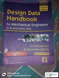 Design data hand book for mechanical engineering