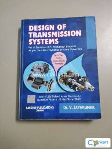 Design of Transmission systems for BE mechanical engineering