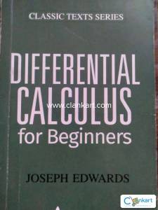 Differential Calculus By Joseph Edwards
