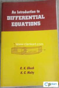 Differential Equations (Ghosh and Maity)