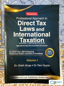 Direct Tax Laws and International Taxation