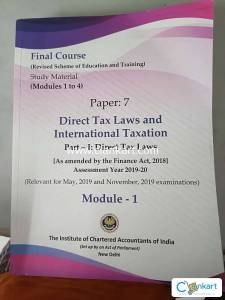 Direct Tax laws and international taxation