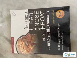 Diseases of Ear,Nose and Throat by PL Dingra