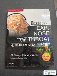 Diseases of Ear Nose and Throat and head and neck surgery Dhingra