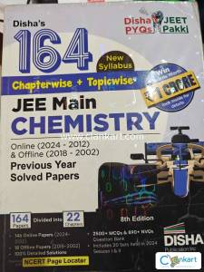 Disha's 164 JEE Main Chemistry PYQs 2002-2024