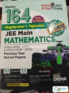 Disha's 164 JEE Main Mathematics PYQs 2002-2024