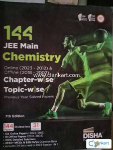 Disha 144 JEE Main chemistry pyqs for IIT JEE Aspirants