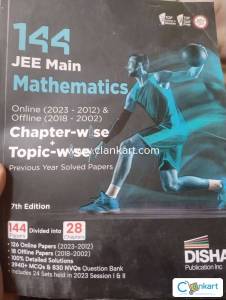 Disha 144 jee main mathematics PYQ book