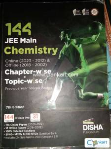Disha 144 years jee mains chemistry