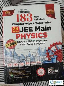 Disha 183 JEE MAIN BOOK OF SET 1 for PHYSICS.
