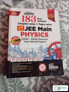 Disha 183 chapterwise physics pyq book for jee mains