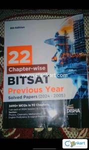 Disha 22 Chapter-wise BITSAT Previous Year Solved Papers (2024 - 2005)
