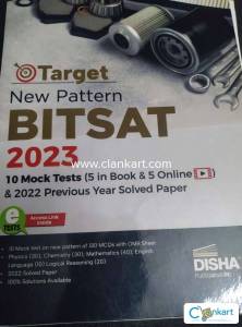 Disha Bitsat 2023 previous year solved paper