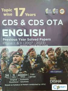 Disha CDS and CDS OTA english PYQ