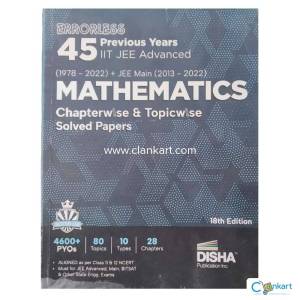 Disha Errorless Mathematics Chapterwise & Topicwise Solved Papers