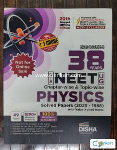 Disha Errorless Physics 38 Years NEET UG PYQS