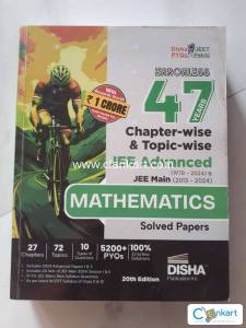 Disha JEE Advanced 47 years PYQs Mathematics 20th edition
