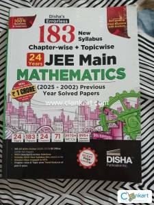 Disha JEE MAIN MATHS 183 YEARS PYQ QUESTION