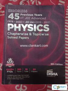 Disha JEE Physics PYQ 45 Years