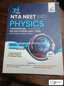 Disha NTA NEET(UG) PHYSICS CHAPTERWISE & TOPIC WISE SOLVED PAPERS