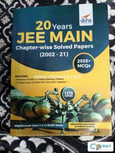 Disha Publication 20 Years JEE MAIN Chapter-Wise Solved Papers