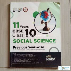 Disha class 10 Social science 11 years pyq