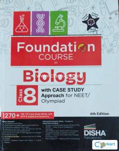 Disha foundation course in biology for class 8