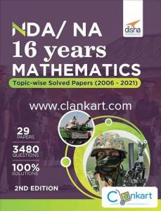 Disha publication NDA/NA 16 years mathematics (2006-2023)