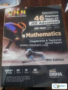 Disha publication jee mains+advanced pyqs book for jee 2026 exam