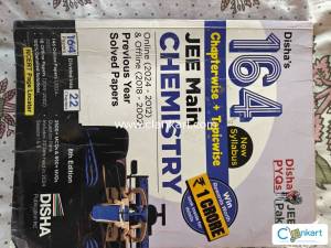 Disha publication pyq for jee mains (chemistry)