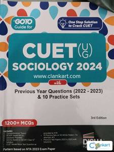 Disha publication sociology cuet textbook