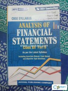 Dk. Goel Analysis of Financial Statements Class XII, Part-B