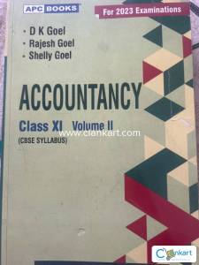 Dk Goel accountancy class 11 volume 2