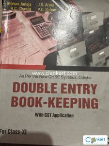 Double Entry Book-Keeping XI (Orissa)