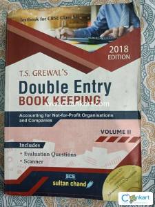 Double entry book keeping-Accounts- Volume- CLASS 12