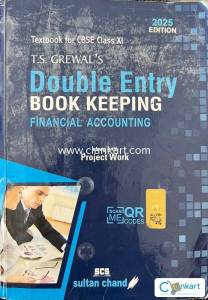Double entry book keeping Accounts for class 11