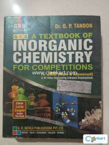 Dr. O.P. Tandon Inorganic Chemistry (2015 Edition)  Original Used Boo
