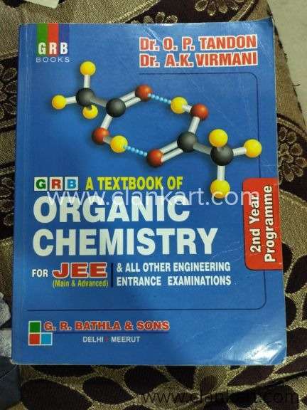 Dr OP Tandon textbook of organic chemistry for jeemain advanced