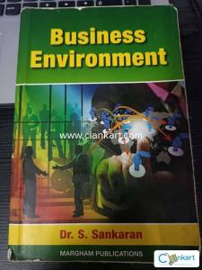Dr. S. sankaran business environment for graduates