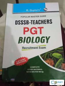 Dsssb teachers biology r.gupts