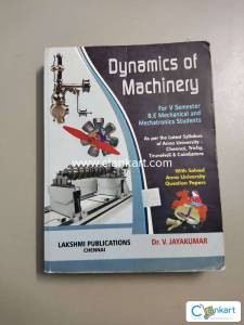 Dynamics of machinery for BE mechanical engineering