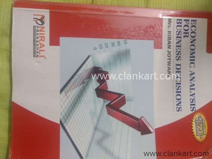 ECONOMIC ANALYSIS FOR BUSINESS DECISIONS