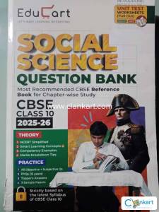 EDUCART CBSE class 10 social science question bank 2025-26