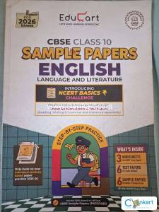 EDUCART SAMPLE PAPER ENGLISH CBSE CLASS 10