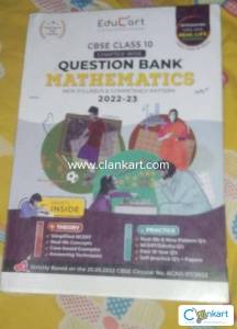 EDUCART class 10 Mathematics Question Bank book.