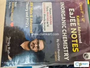 EJEE notes for inorganic chemistry by om pandey sir in new condition